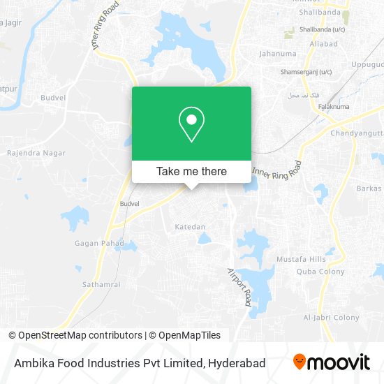 Ambika Food Industries Pvt Limited map