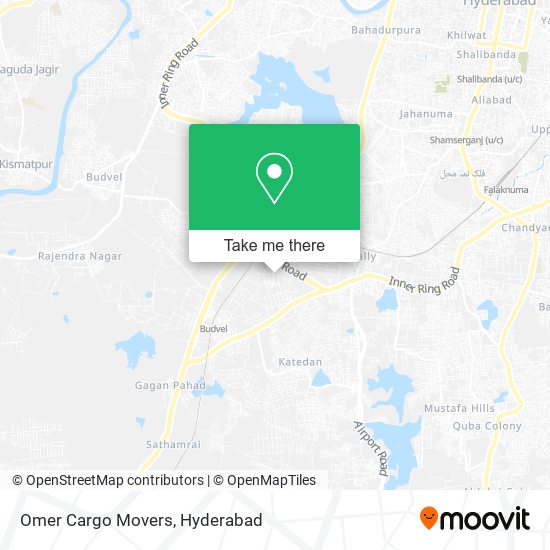 Omer Cargo Movers map