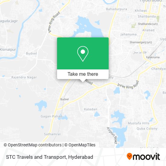 STC Travels and Transport map