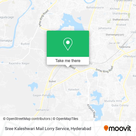 Sree Kaleshwari Mail Lorry Service map