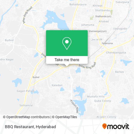 BBQ Restaurant map