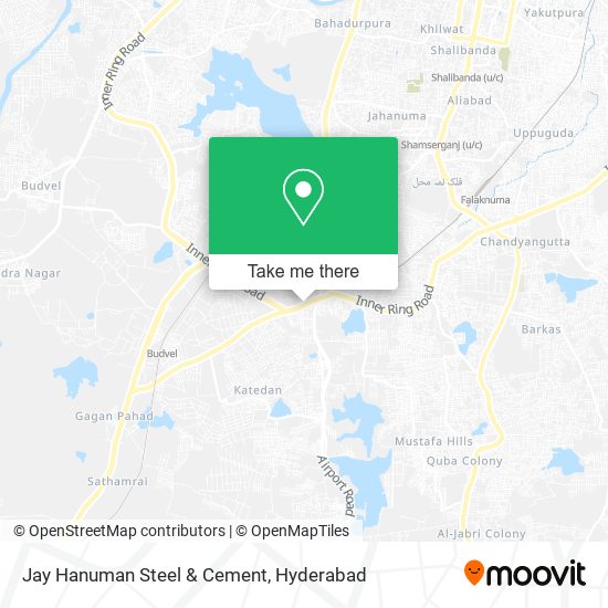 Jay Hanuman Steel & Cement map