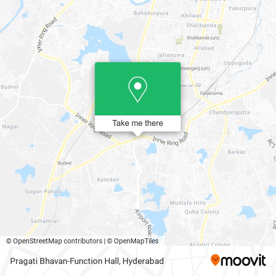 Pragati Bhavan-Function Hall map