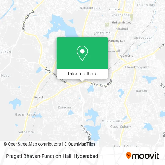 Pragati Bhavan-Function Hall map