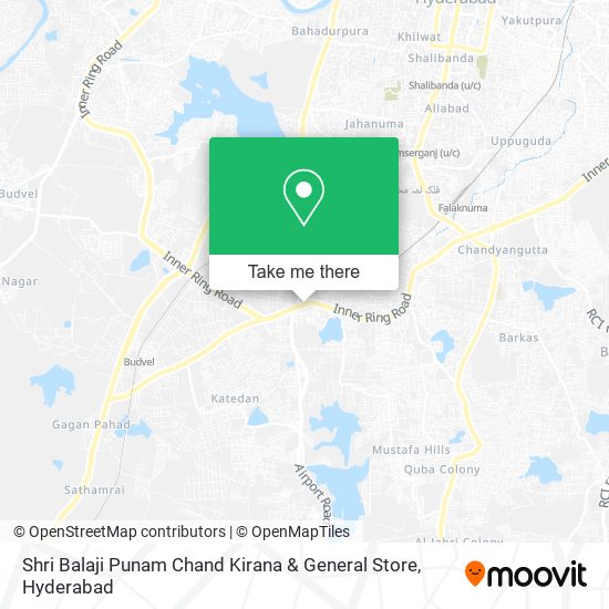 Shri Balaji Punam Chand Kirana & General Store map