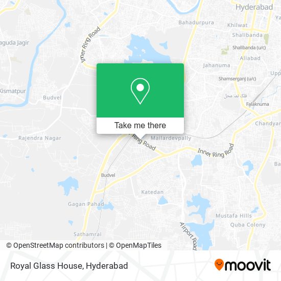 Royal Glass House map