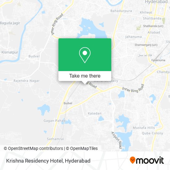 Krishna Residency Hotel map