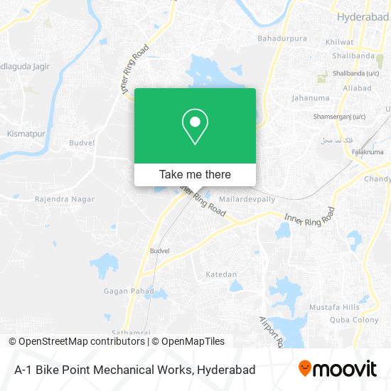 A-1 Bike Point Mechanical Works map