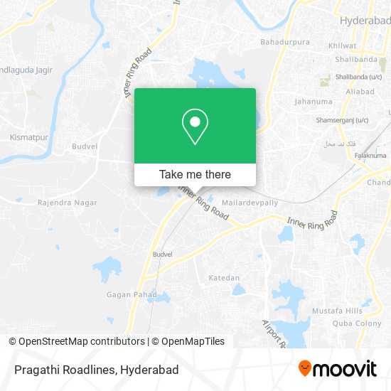 Pragathi Roadlines map