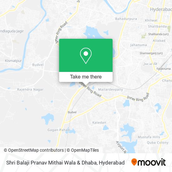 Shri Balaji Pranav Mithai Wala & Dhaba map