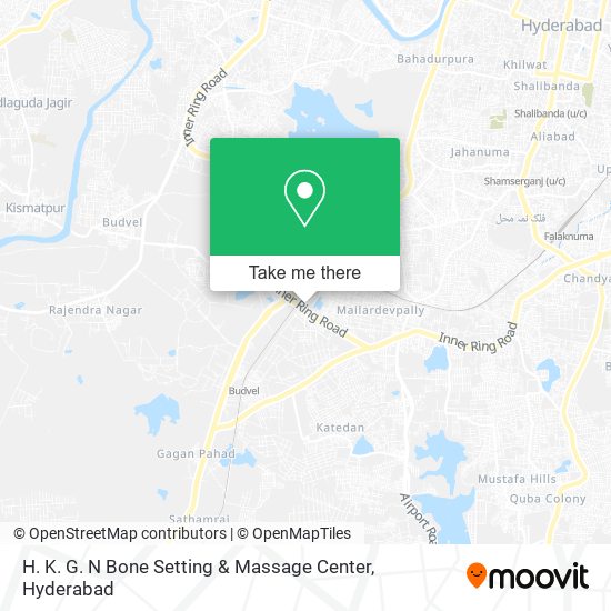 H. K. G. N Bone Setting & Massage Center map