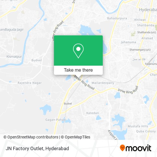 JN Factory Outlet map