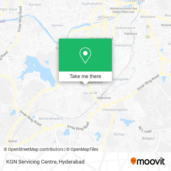 KGN Servicing Centre map