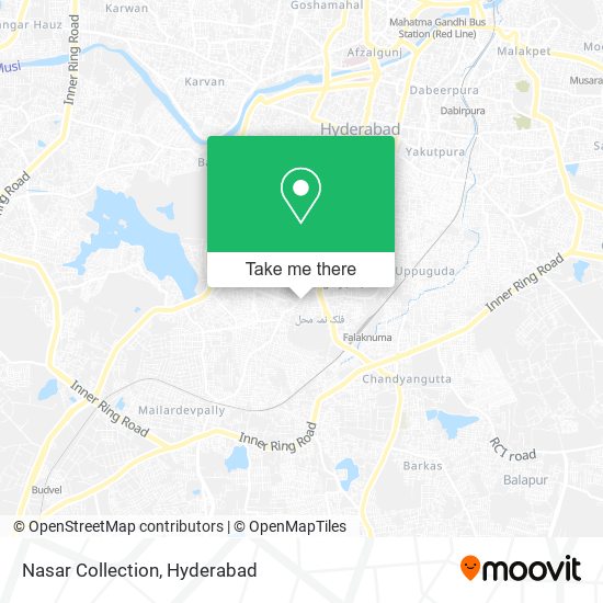 Nasar Collection map