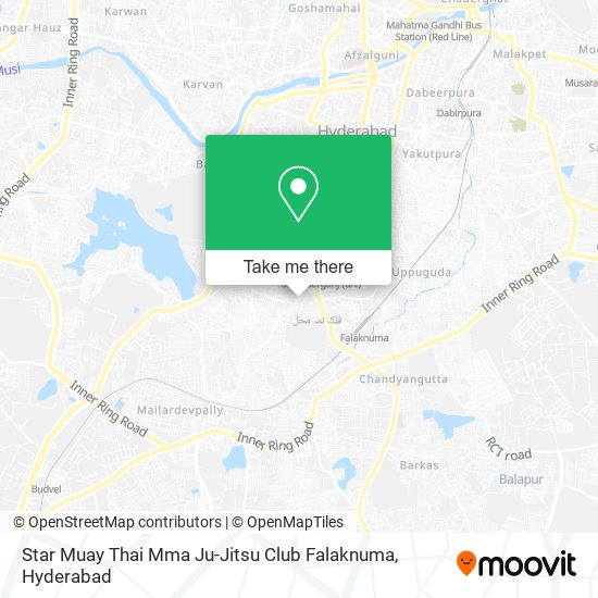 Star Muay Thai Mma Ju-Jitsu Club Falaknuma map