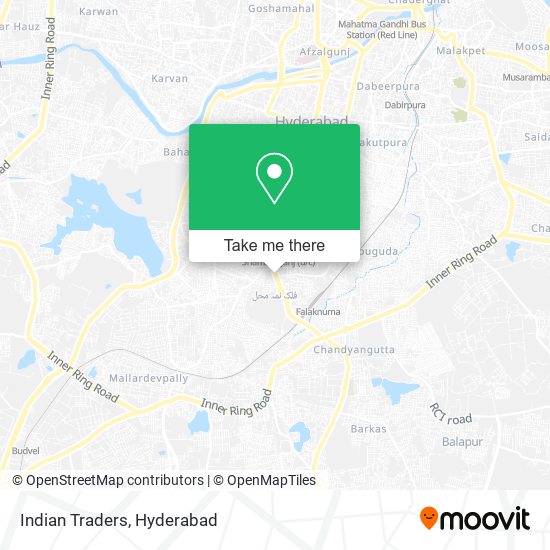 Indian Traders map