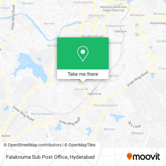 Falaknuma Sub Post Office map