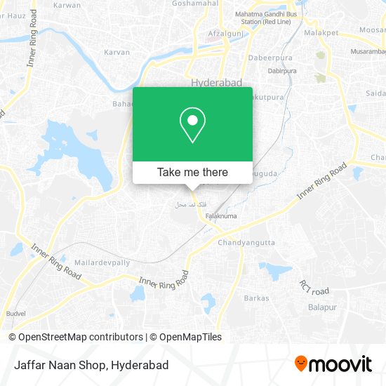 Jaffar Naan Shop map