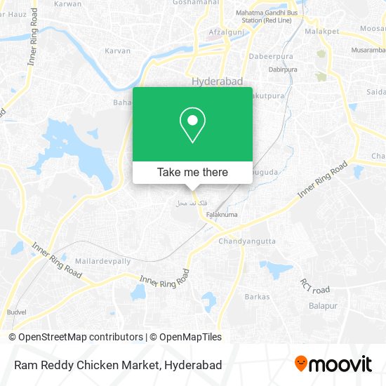 Ram Reddy Chicken Market map