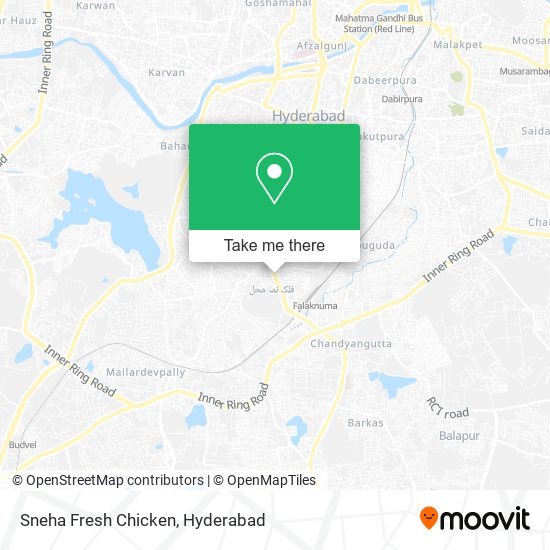 Sneha Fresh Chicken map