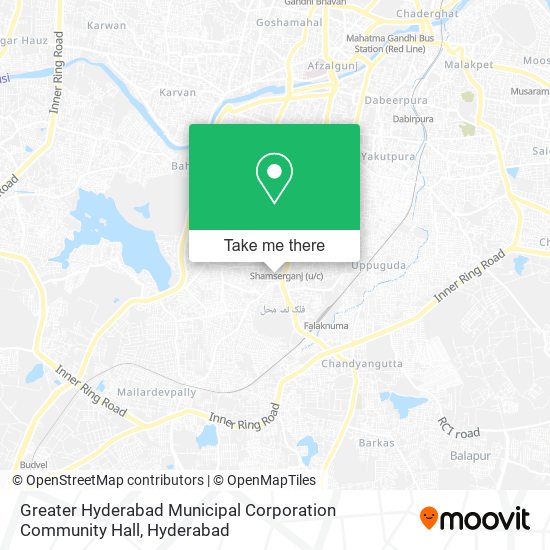 Greater Hyderabad Municipal Corporation Community Hall map