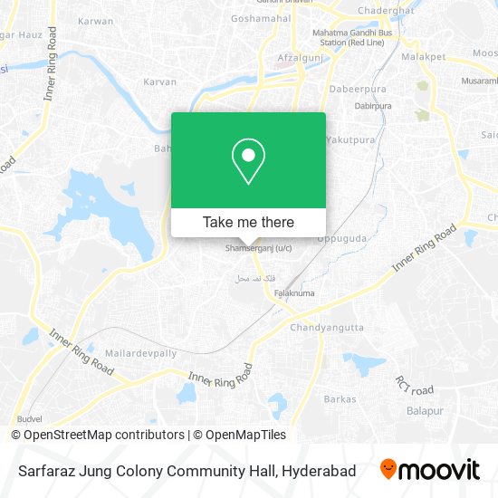 Sarfaraz Jung Colony Community Hall map