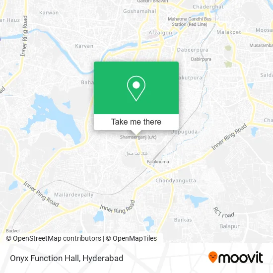 Onyx Function Hall map
