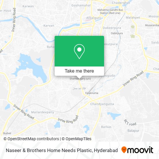 Naseer & Brothers Home Needs Plastic map