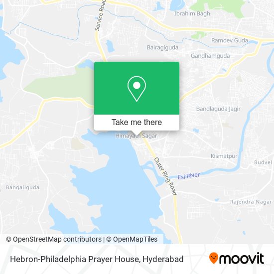 Hebron-Philadelphia Prayer House map