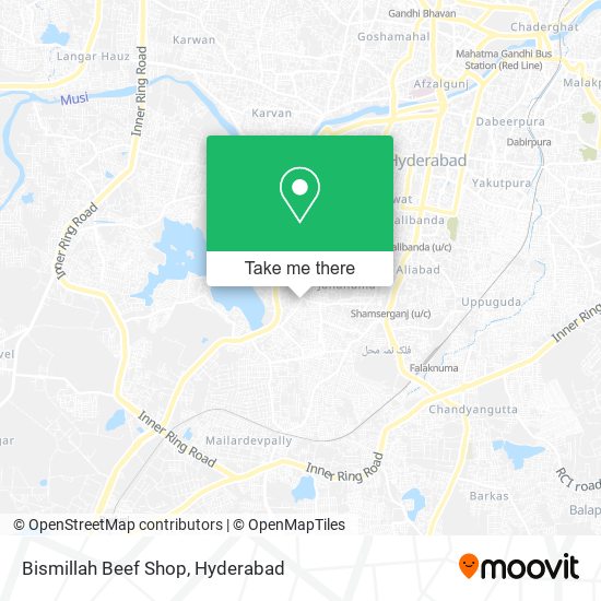 Bismillah Beef Shop map