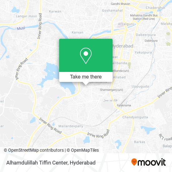 Alhamdulillah Tiffin Center map