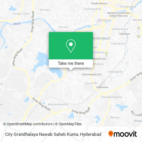 City Grandhalaya Nawab Saheb Kunta map