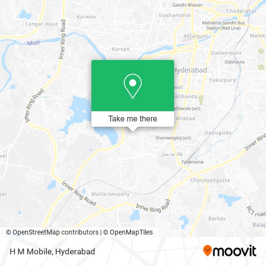 H M Mobile map