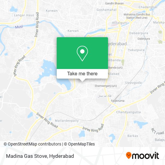 Madina Gas Stove map