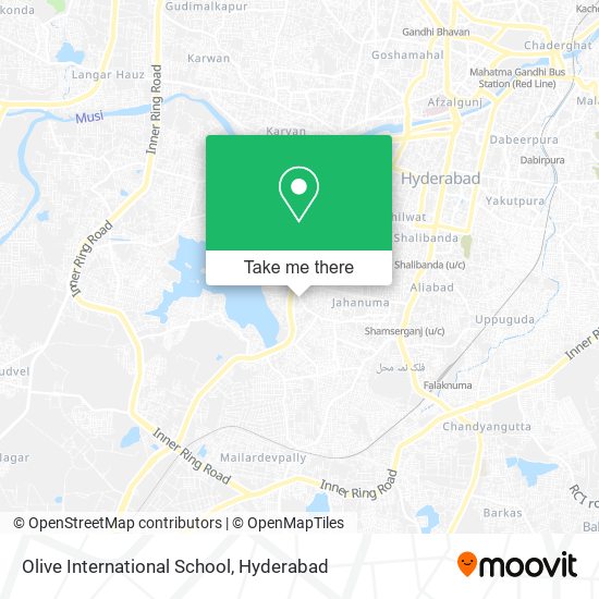 Olive International School map