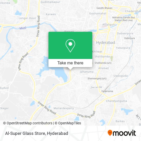 Al-Super Glass Store map