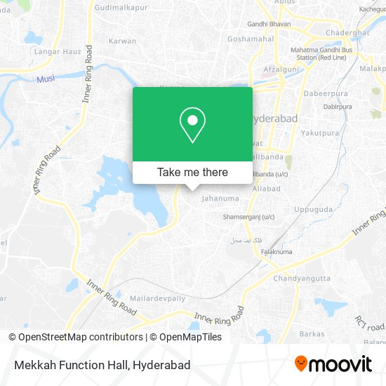 Mekkah Function Hall map