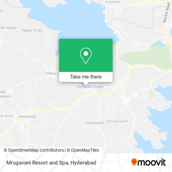 Mrugavani Resort and Spa map