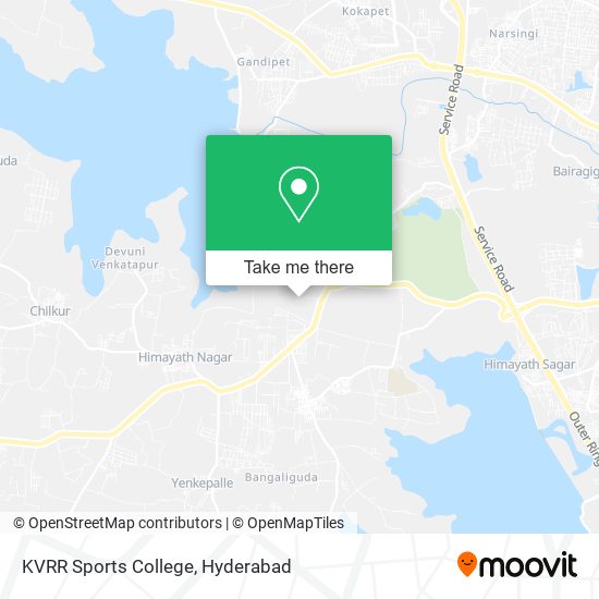 KVRR Sports College map