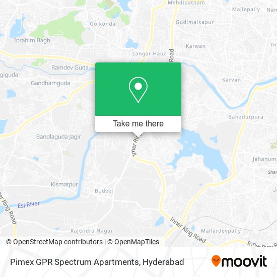 Pimex GPR Spectrum Apartments map