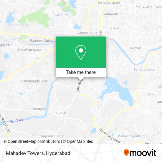 Mahadev Towers map