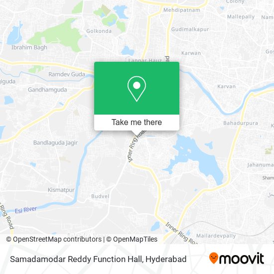 Samadamodar Reddy Function Hall map