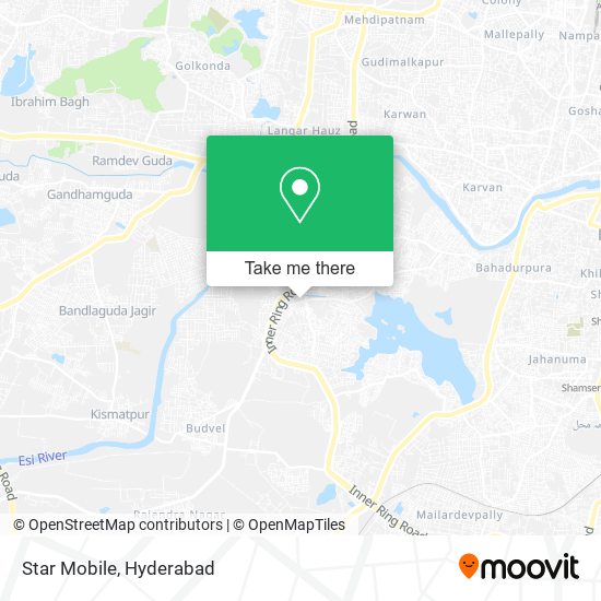 Star Mobile map