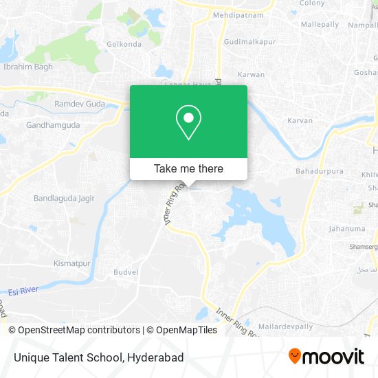 Unique Talent School map