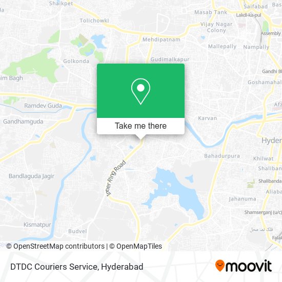 DTDC Couriers Service map