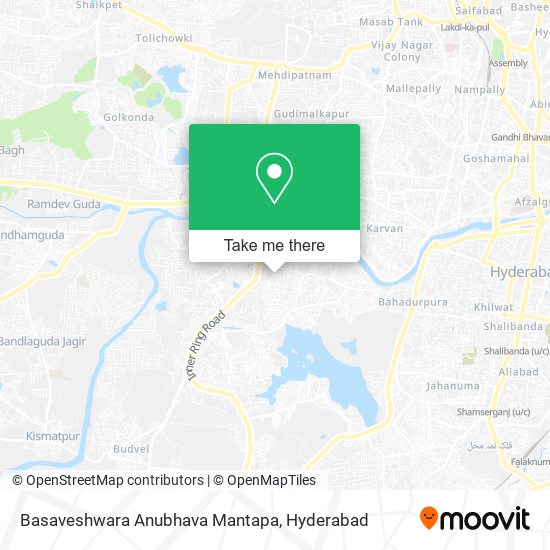 Basaveshwara Anubhava Mantapa map