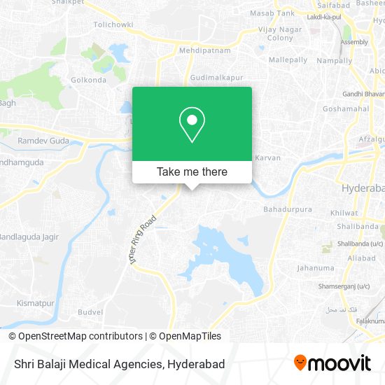 Shri Balaji Medical Agencies map