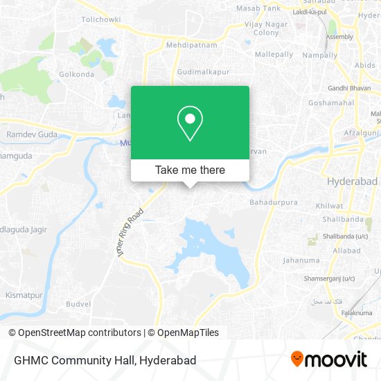 GHMC Community Hall map