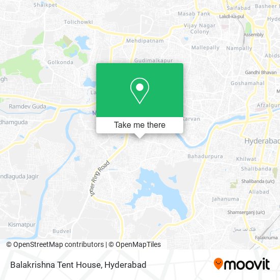 Balakrishna Tent House map