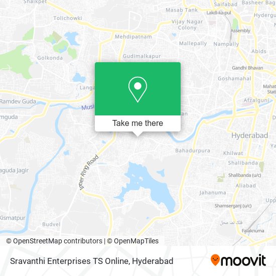 Sravanthi Enterprises TS Online map